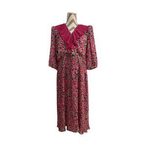Susan Freis Floral Print Dress Size S